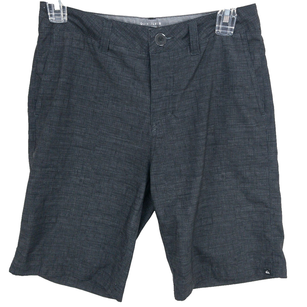 Quiksilver Amphibian Shorts Men’s 27 Charcoal Gray DryFlight Hybrid Water Repel